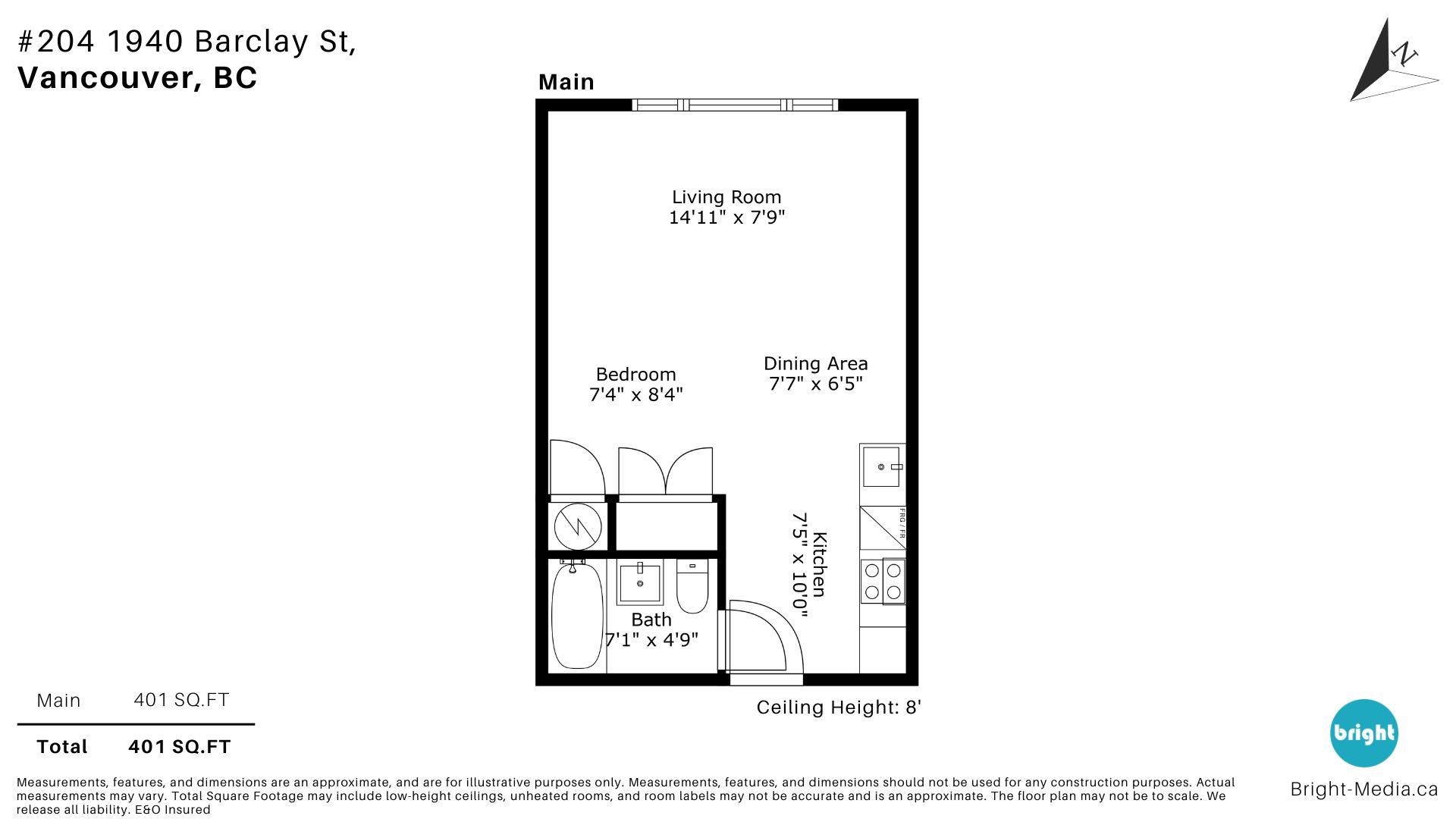 204 1940 Barclay Street, Vancouver, West End VW, V6G 1L3 20