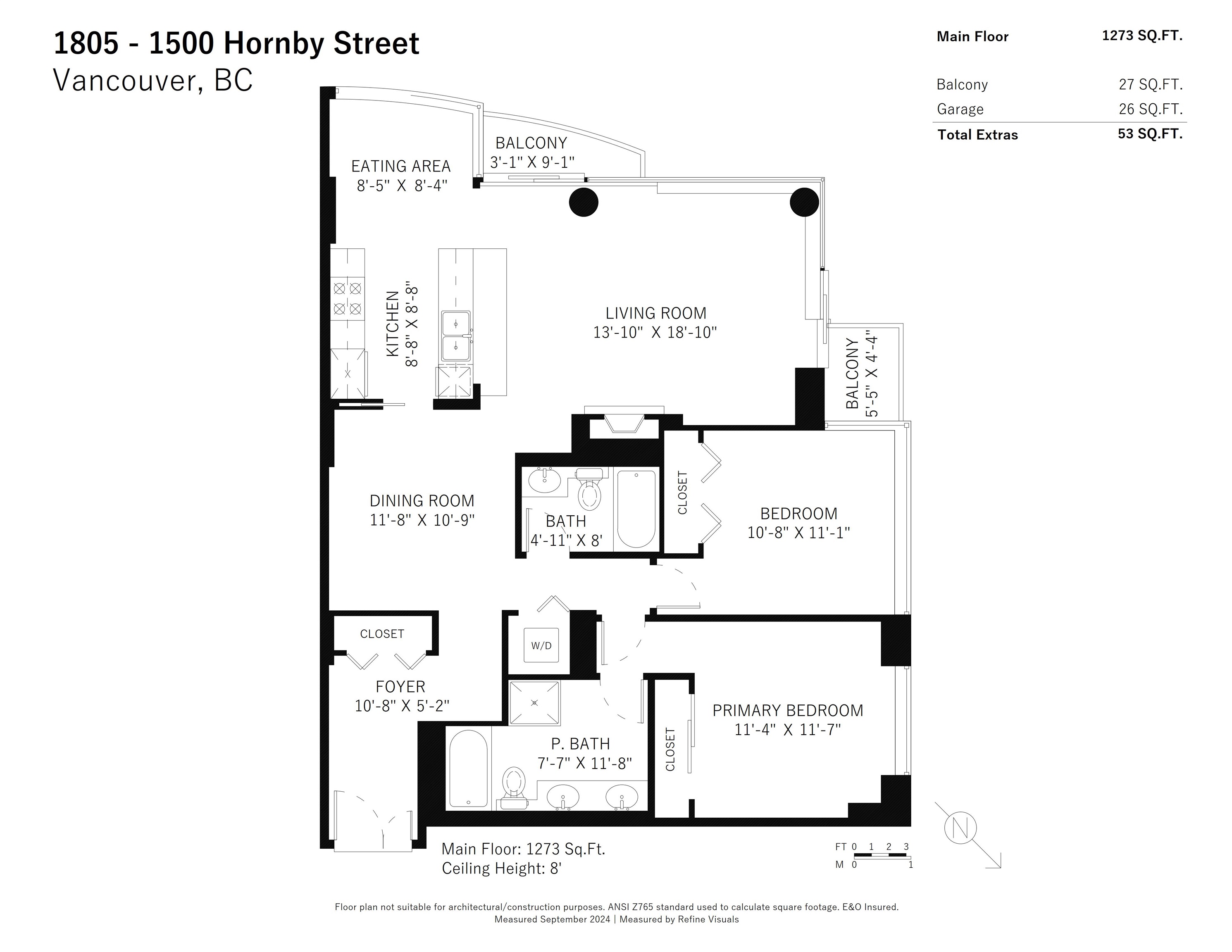 1805 1500 Hornby Street, Vancouver, Yaletown, V6Z 2R1 29