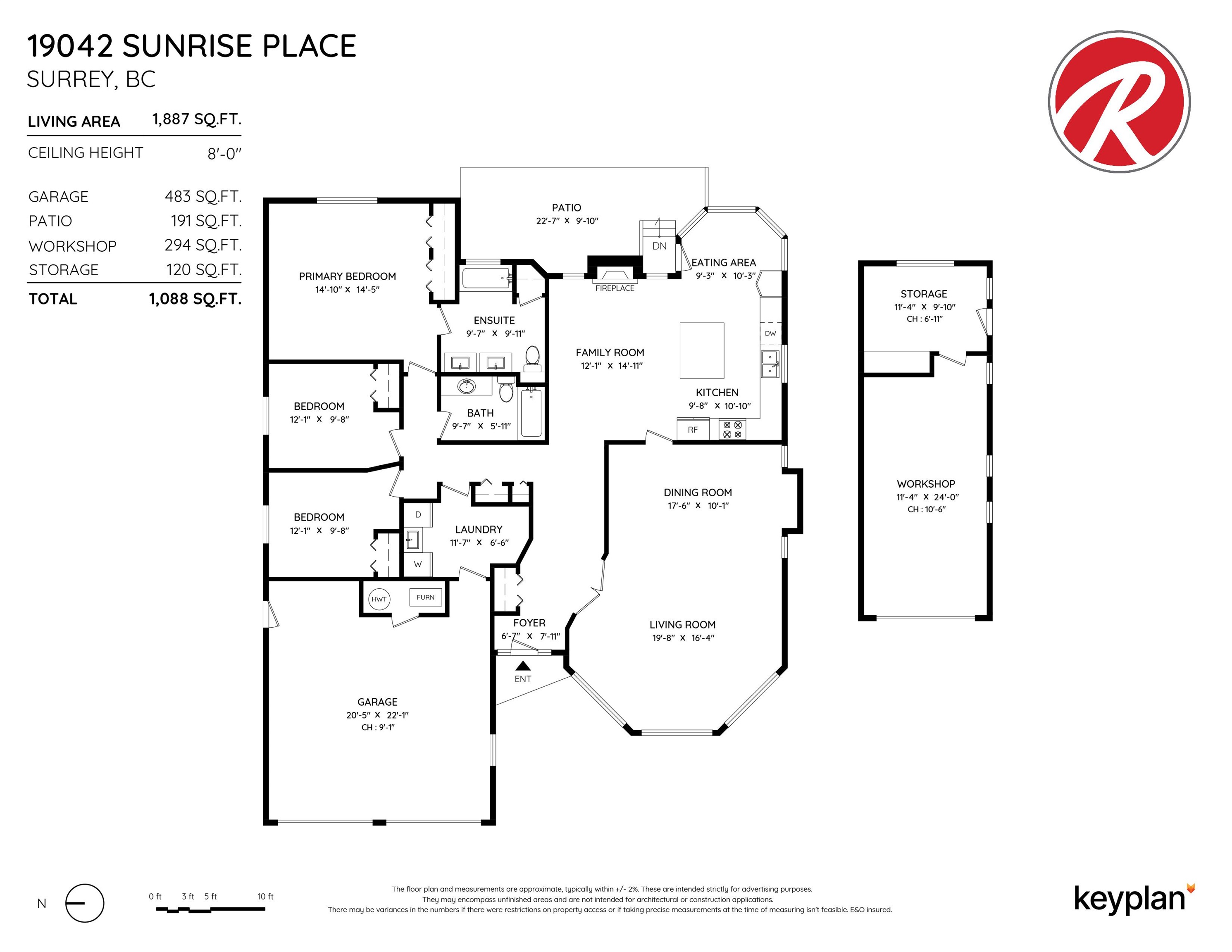 19042 Sunrise Place, Surrey, Cloverdale BC, V3S 7M5 1