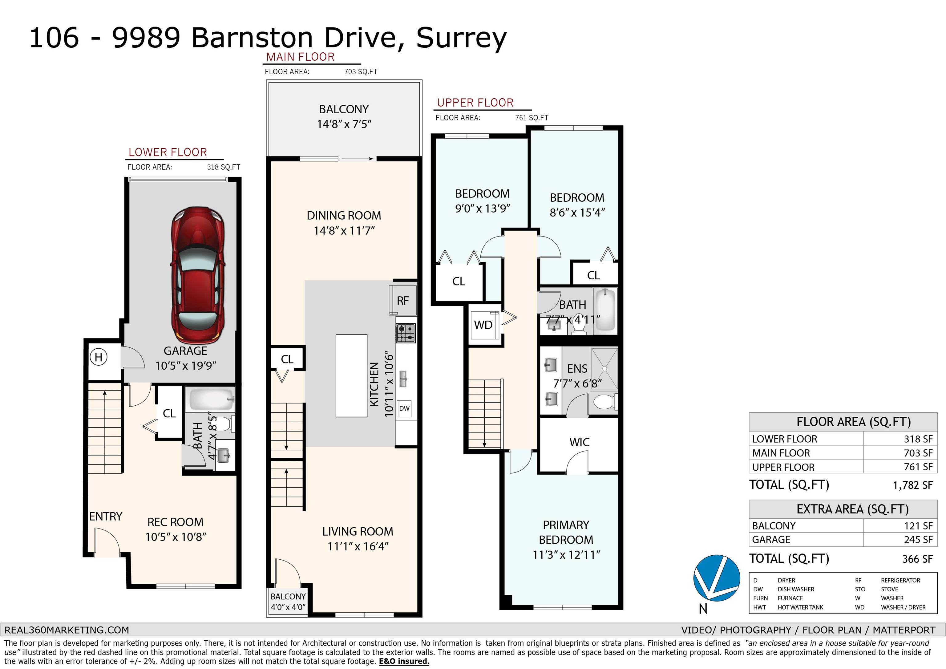 106 9989 E Barnston Drive, Surrey, Fraser Heights, V4N 6N3 20