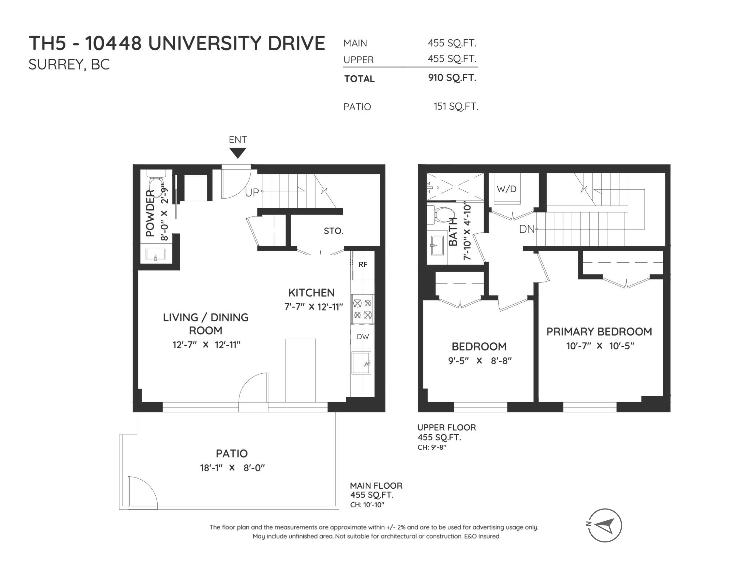 Th5 10448 University Drive, Surrey, Whalley, V3T 0K1 14