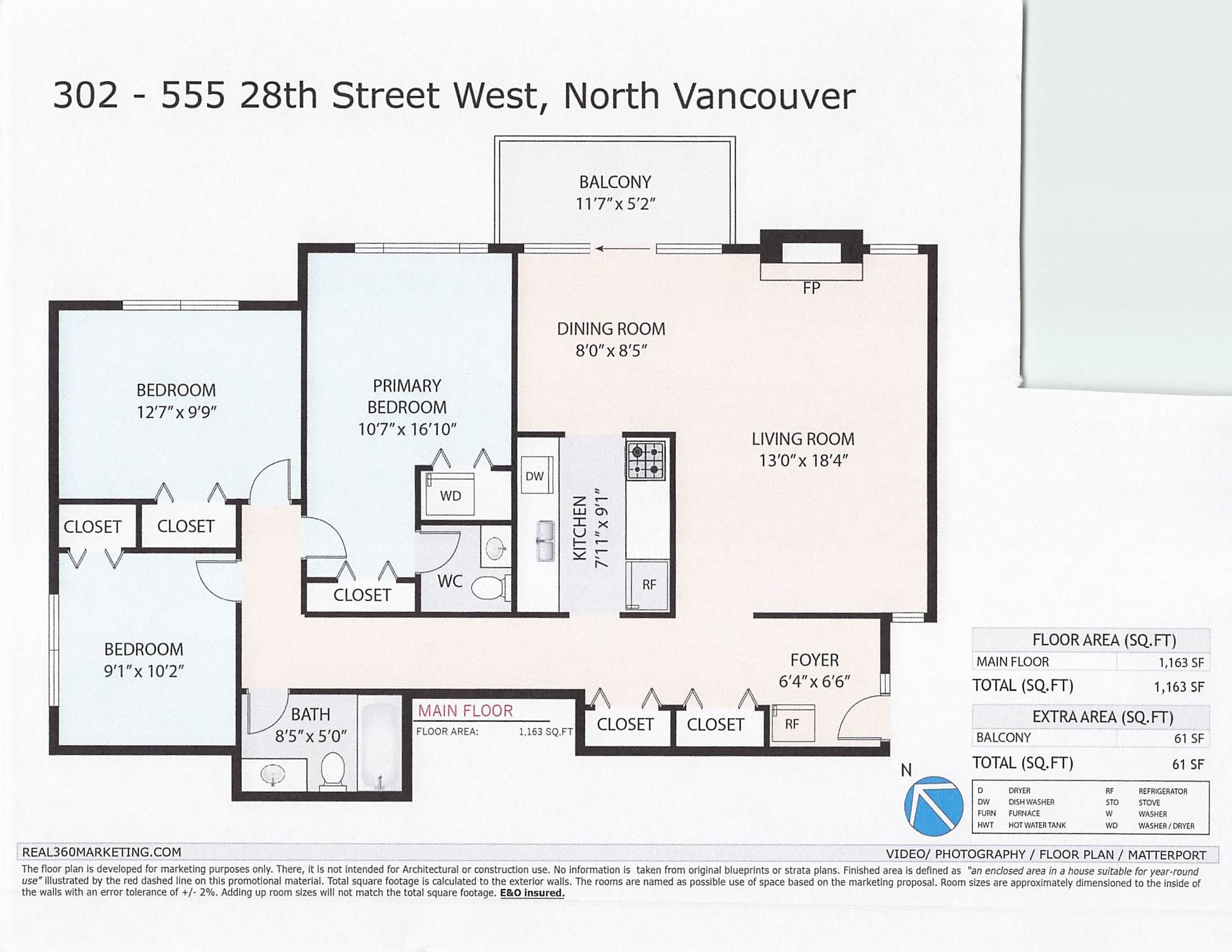 Listing image of 302 555 W 28TH STREET