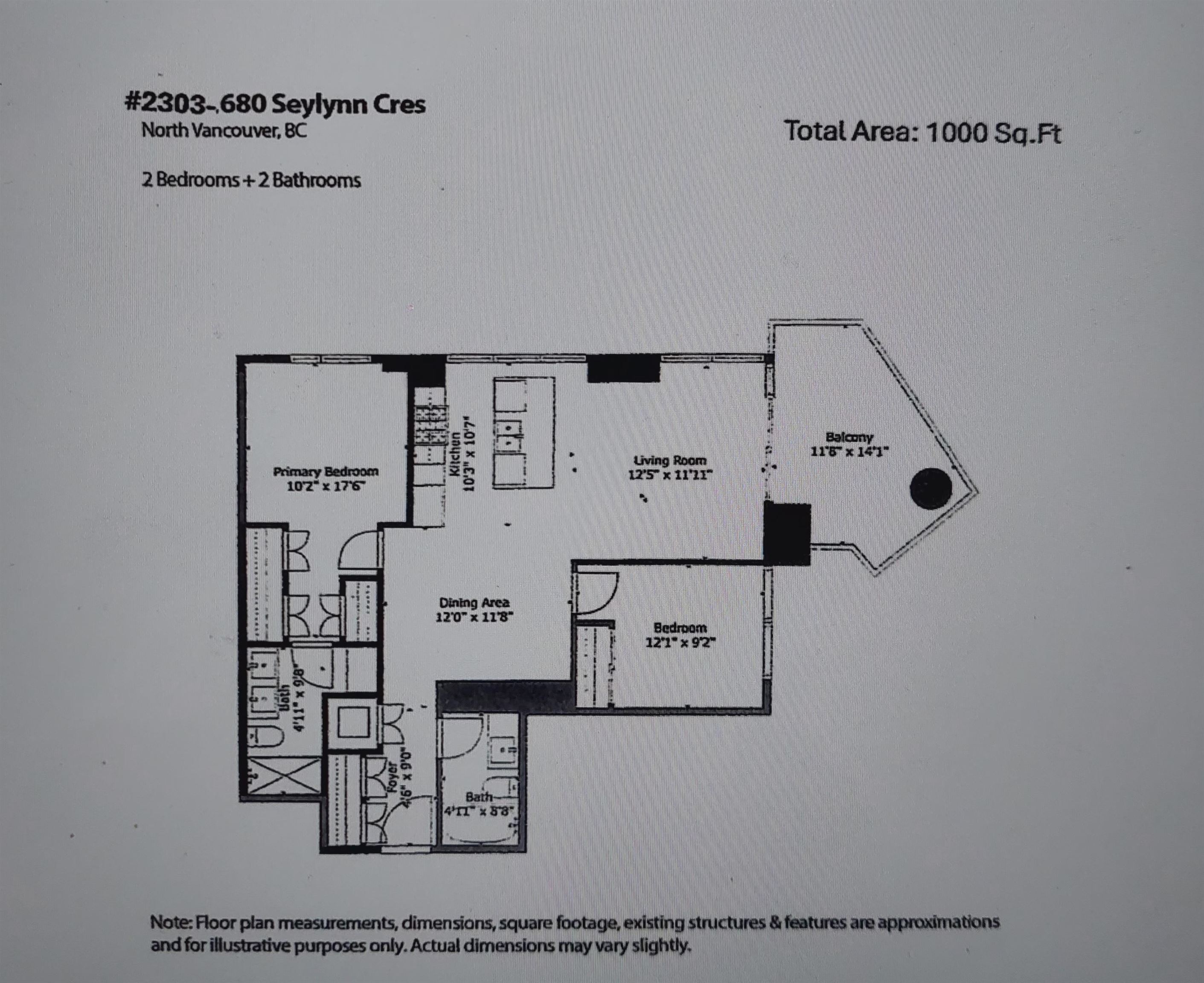 Listing image of 2303 680 SEYLYNN CRESCENT