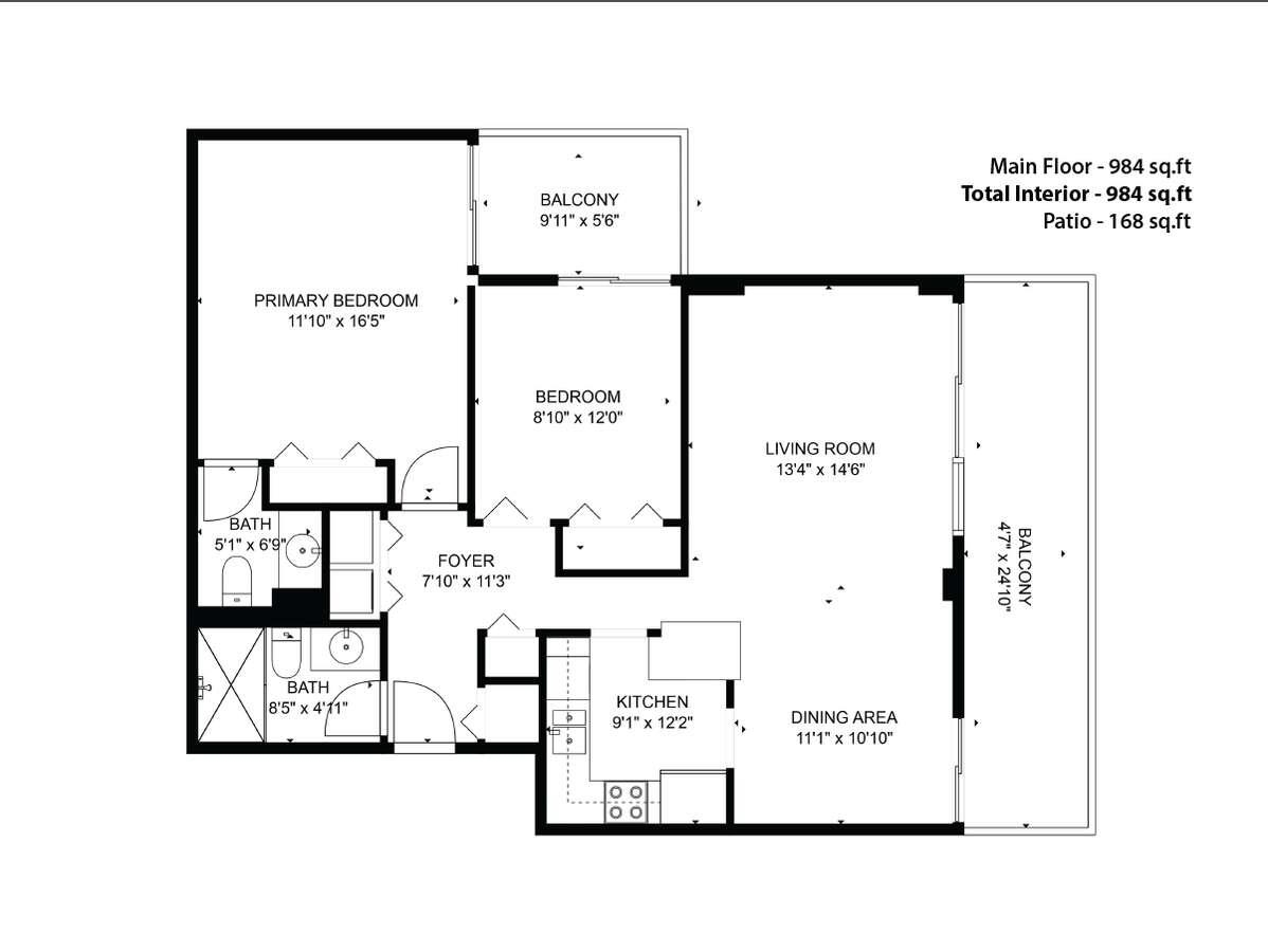 Listing image of 903 1745 ESQUIMALT AVENUE