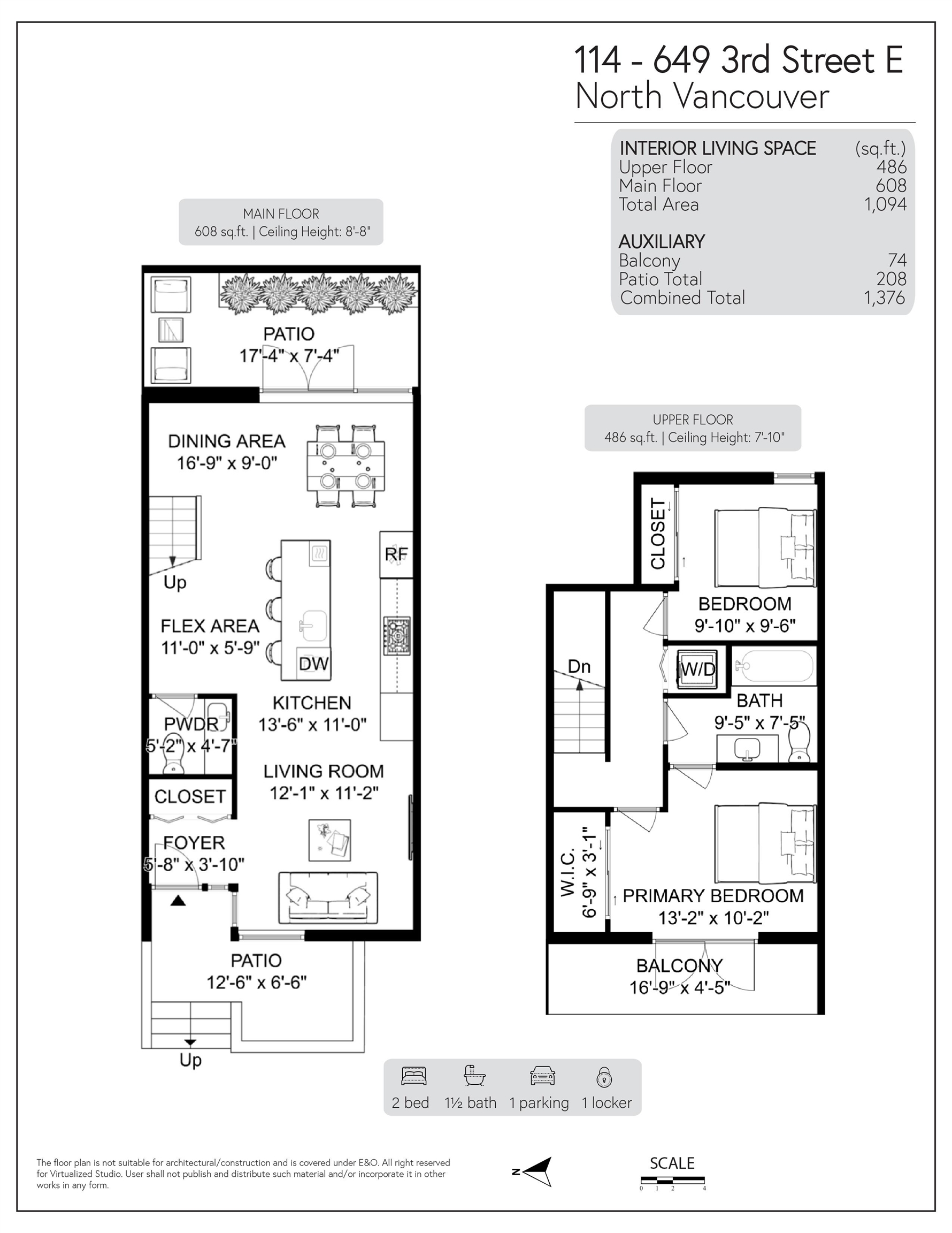 Listing image of 114 649 E 3RD STREET