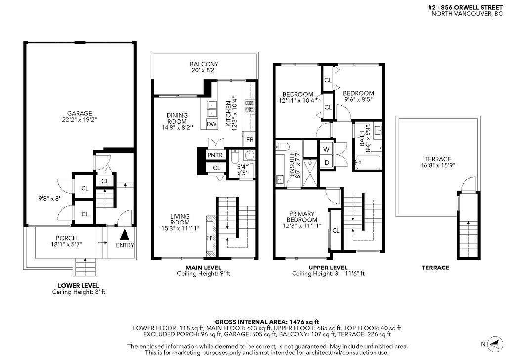 Listing image of 2 856 ORWELL STREET