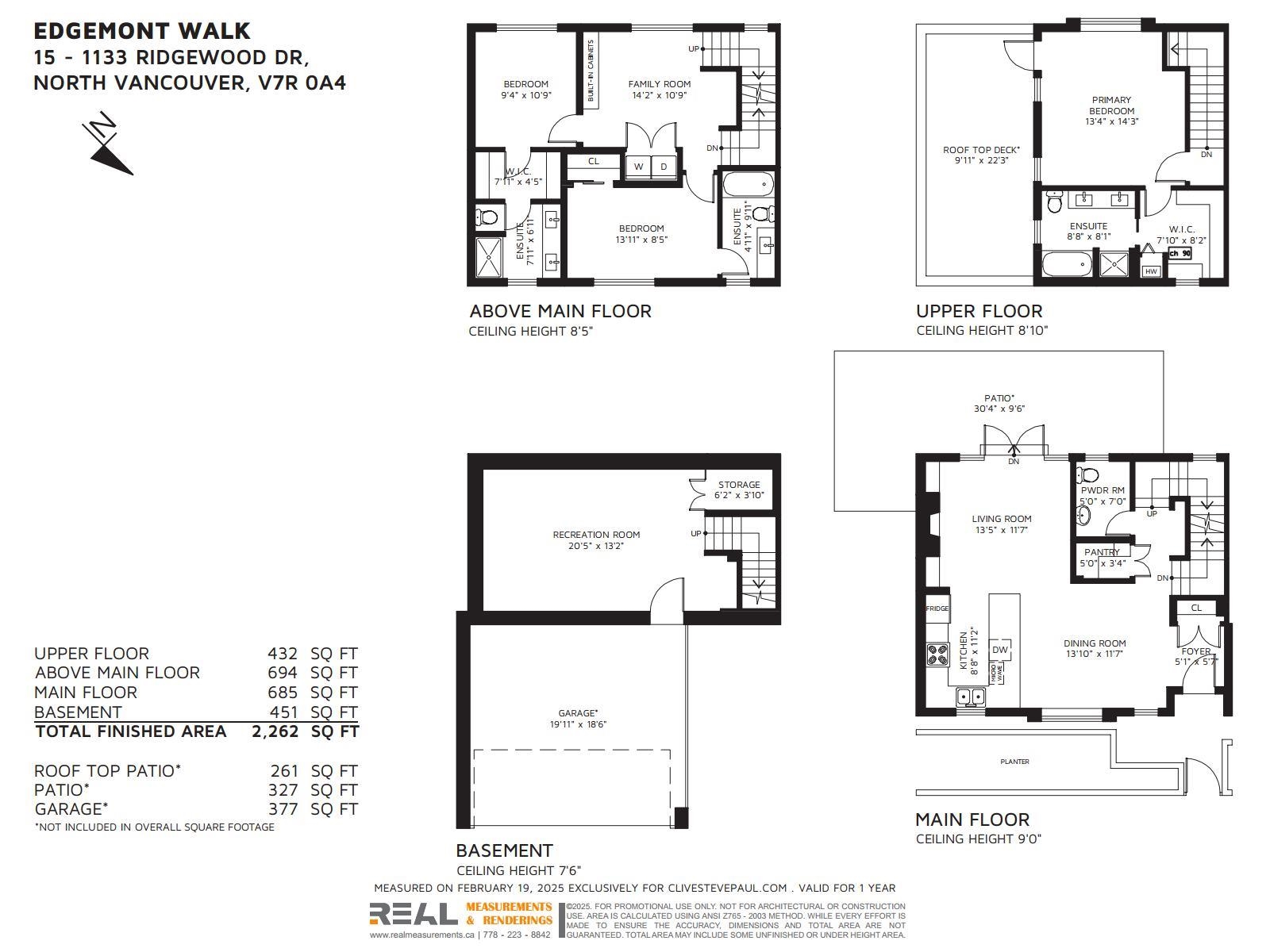 Listing image of 15 1133 RIDGEWOOD DRIVE