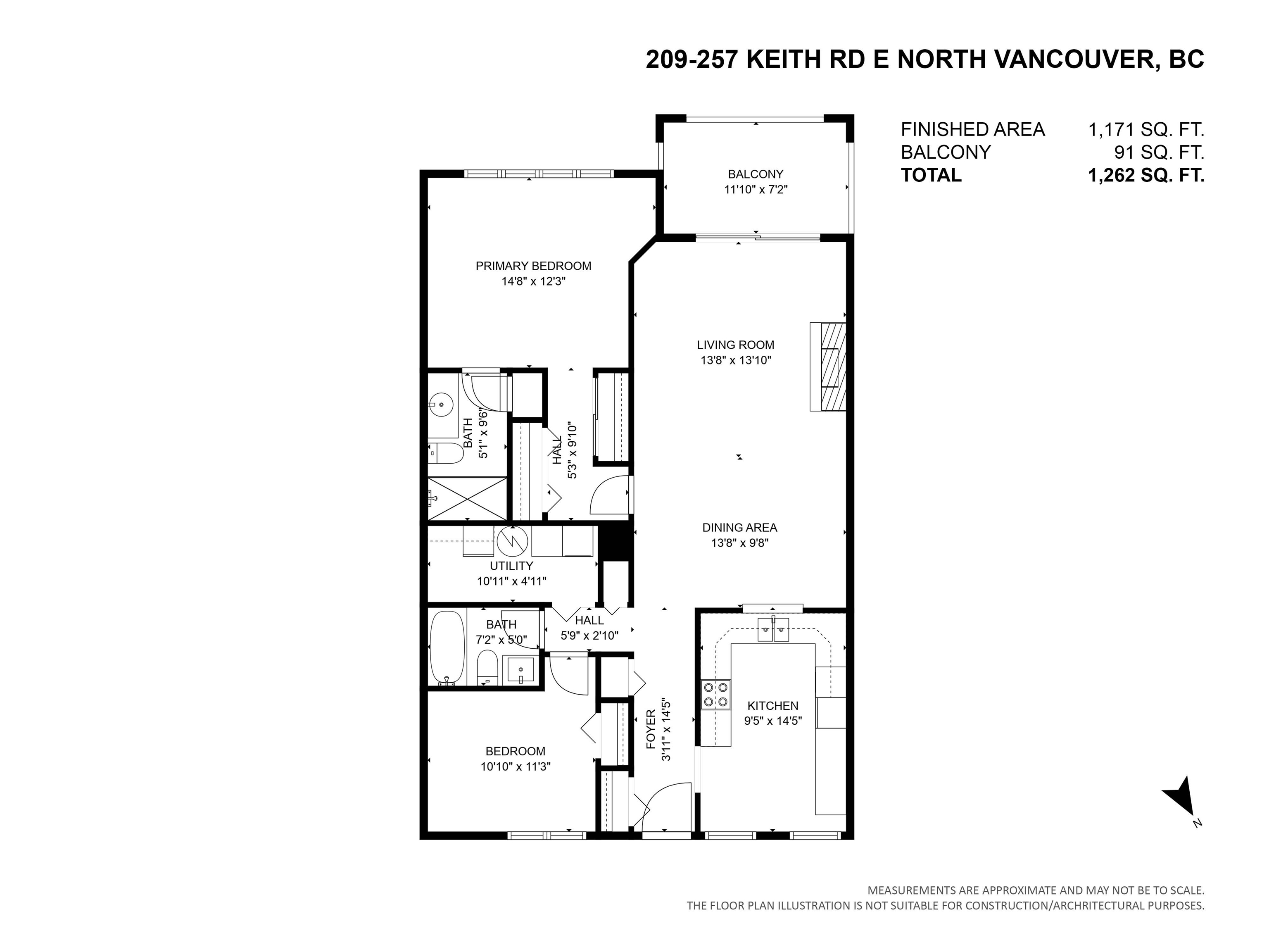 Listing image of 209 257 E KEITH ROAD
