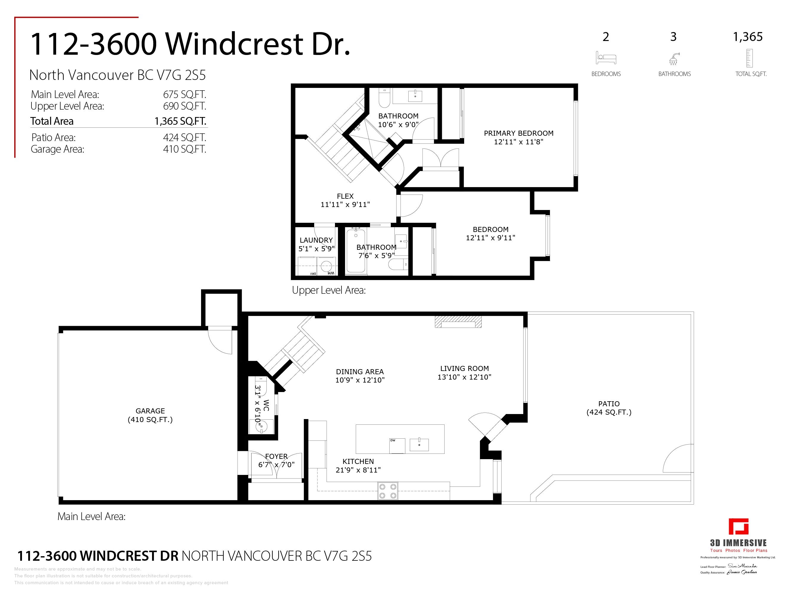 Listing image of 112 3600 WINDCREST DRIVE