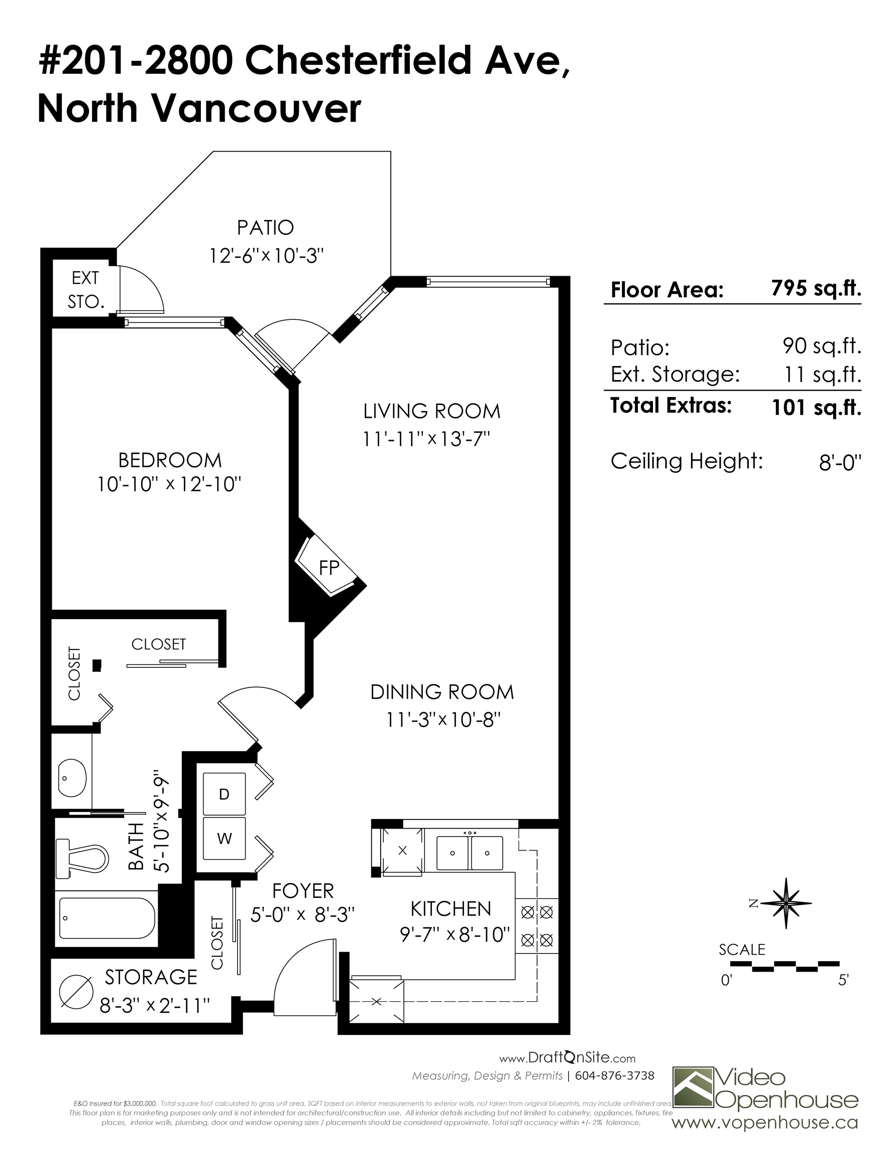 Listing image of 201 2800 CHESTERFIELD AVENUE