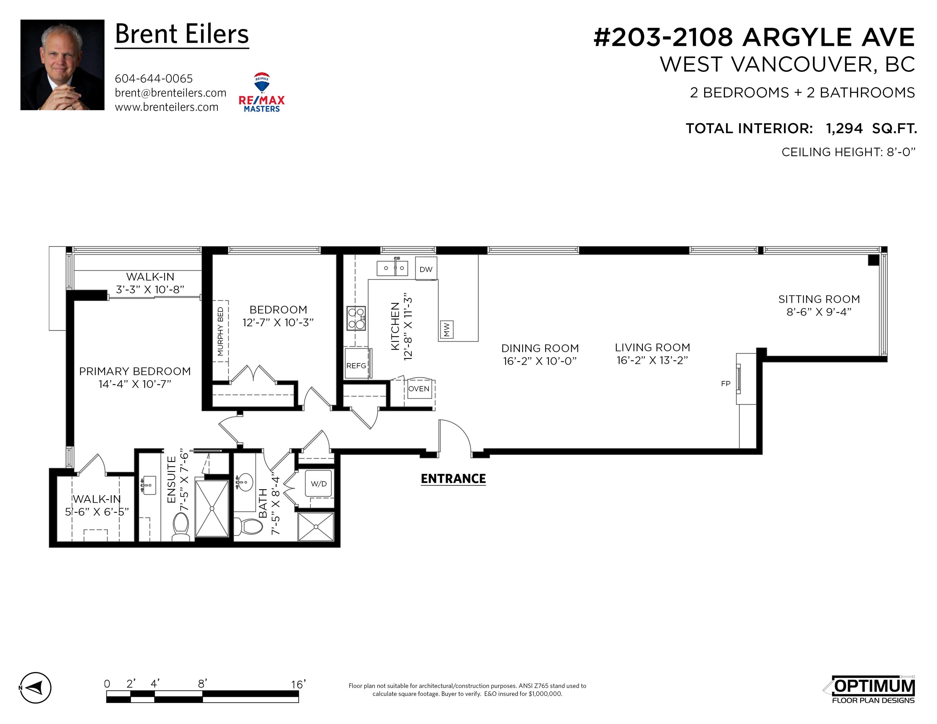 Listing image of 203 2108 ARGYLE AVENUE