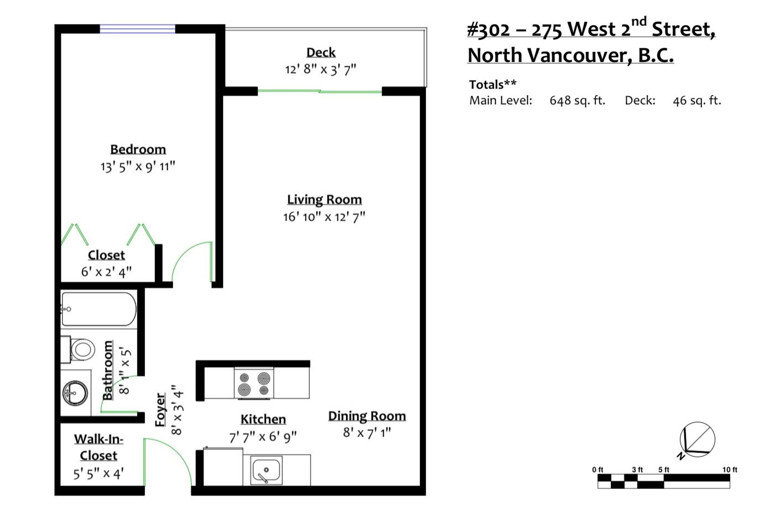 Listing image of 302 275 W 2ND STREET