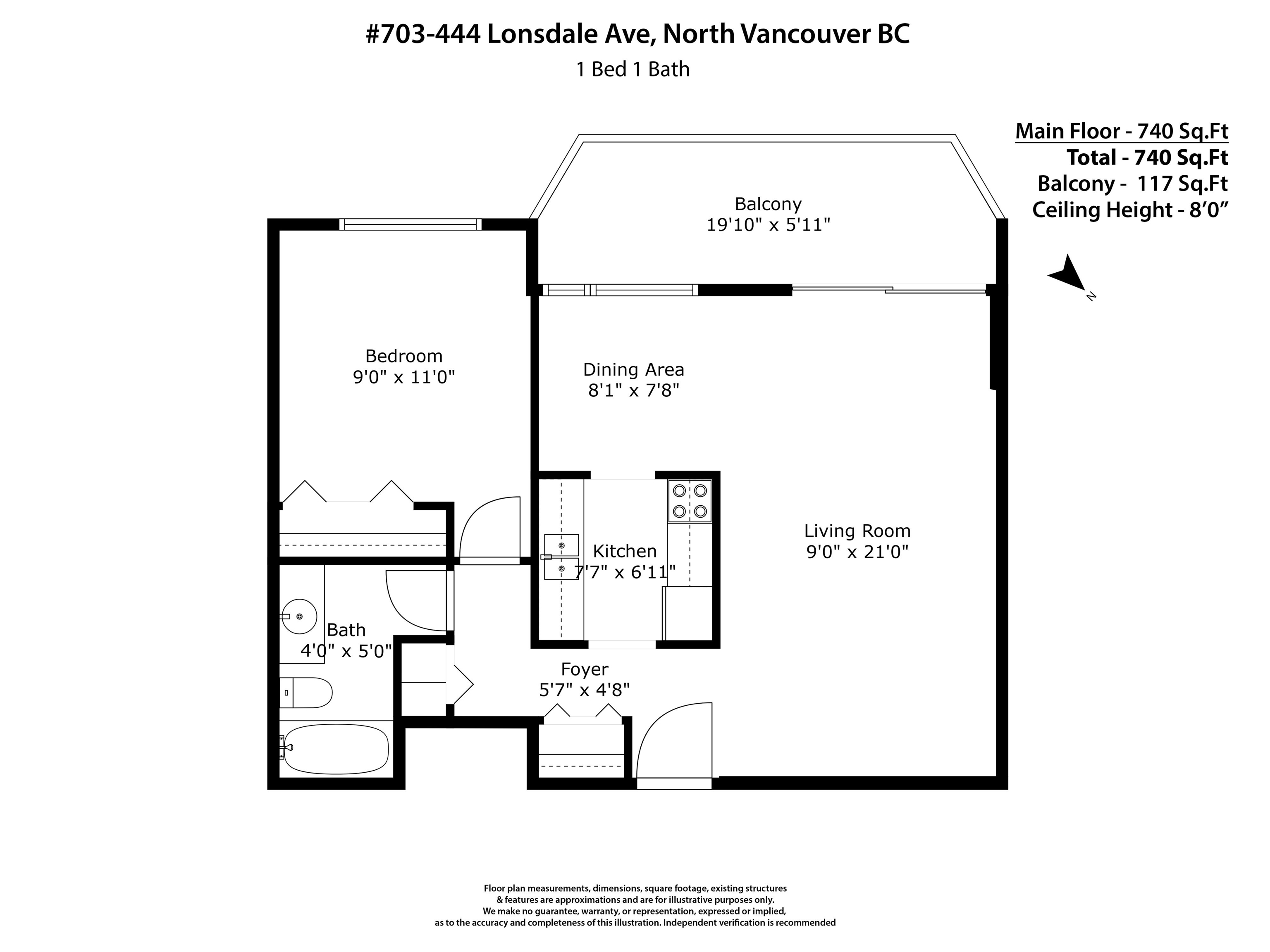 Listing image of 703 444 LONSDALE AVENUE