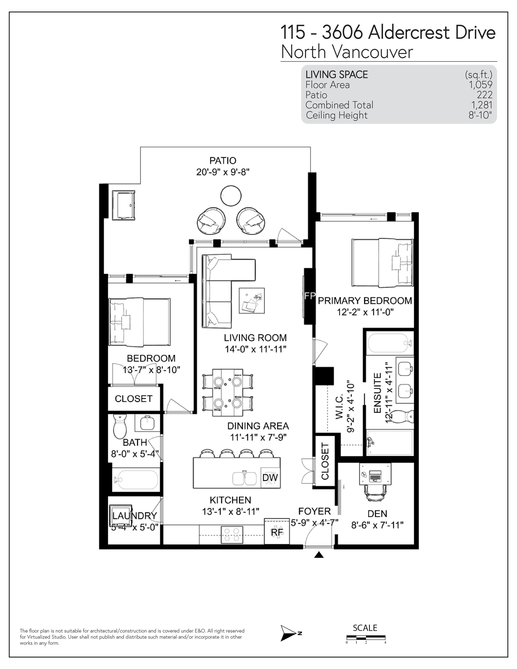 Listing image of 115 3606 ALDERCREST DRIVE