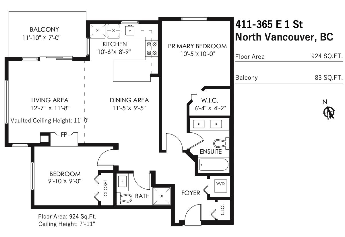 Listing image of 411 365 E 1ST STREET