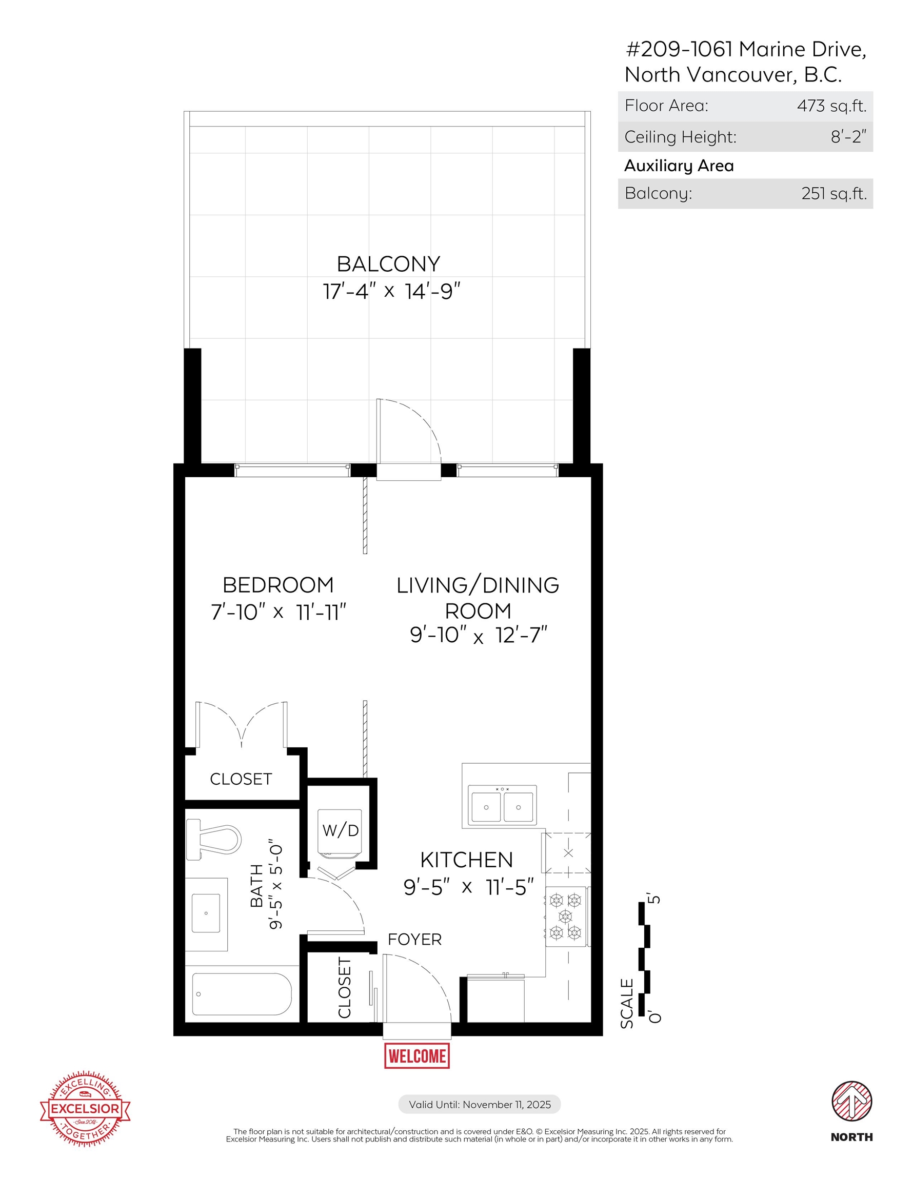 Listing image of 209 1061 MARINE DRIVE