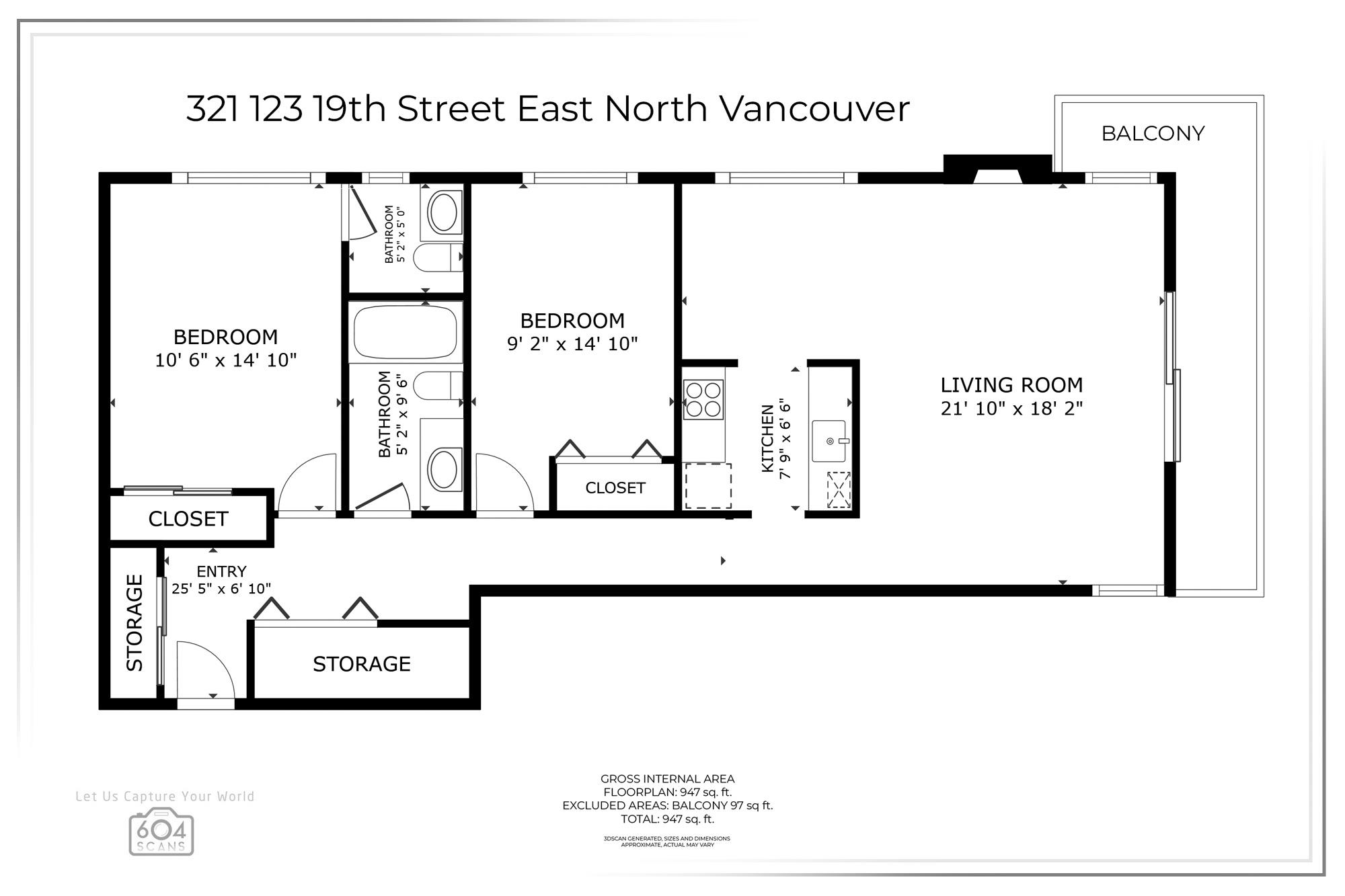 Listing image of 321 123 E 19TH STREET